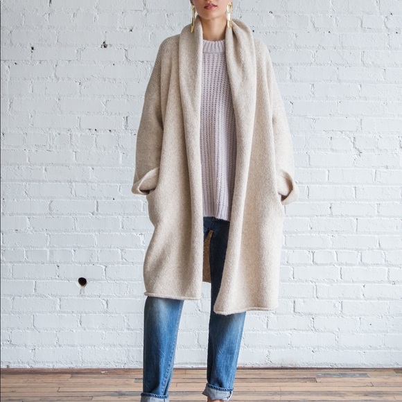 Lauren Manoogian Jackets & Blazers - Lauren Manoogian Capote Coat Hessian